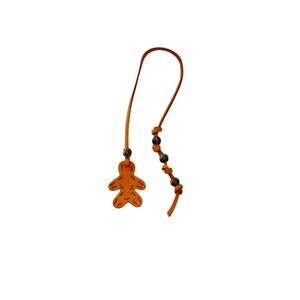 NEW HENRY BEGUELIN women's little men bag charms in orange